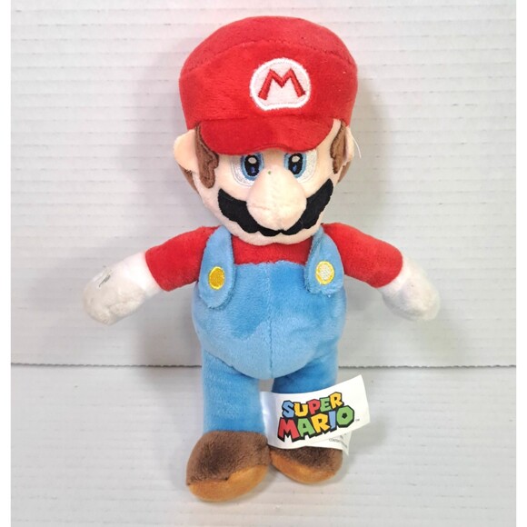 Super Mario Plush Toy All Star Collection 8" Bros Good Stuff 2023 Stuffed - Picture 1 of 2